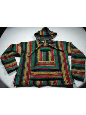 Earthbound Trading Company Baja Pullover Hooded Hoodie Molina L 42 44
